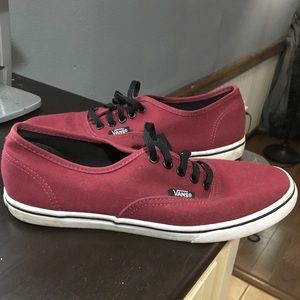 Maroon Vans